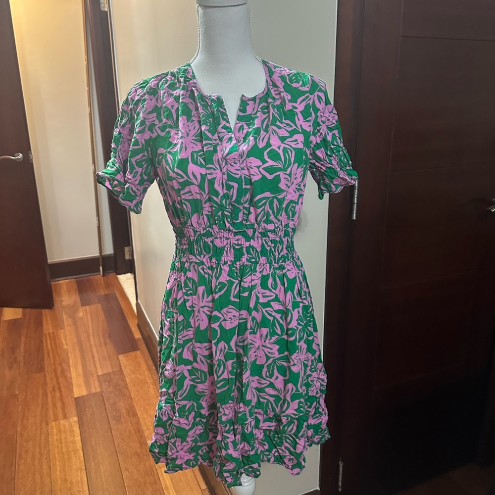 Marissa Olivia Pink and Green summer Dress